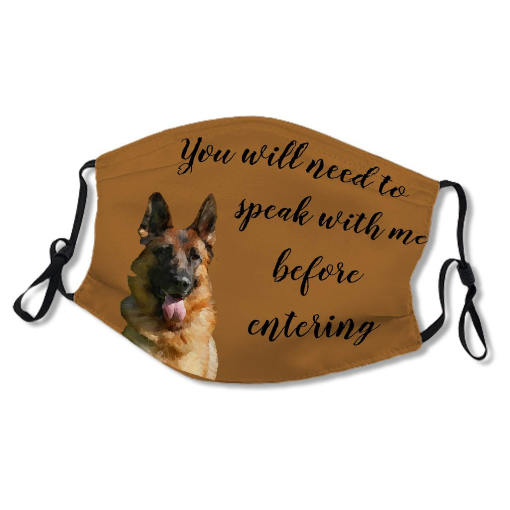 Funny German Shepherd Doormat No. UM8ZO8