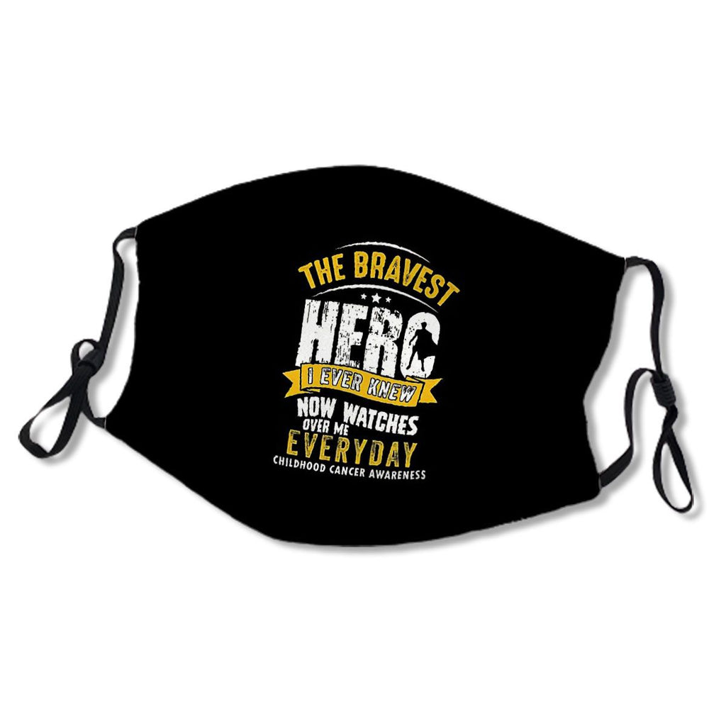 The Bravest- Childhood Cancer Awareness Gifts for Women Childhood Cancer Support Ribbon No.UXZSXS