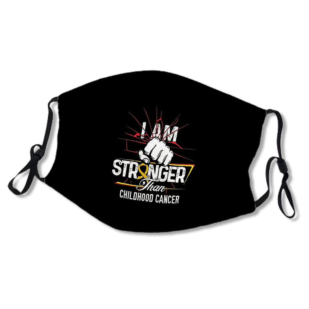 I am Stronger- Childhood Cancer Awareness Gifts for Women Childhood Cancer Support Ribbon No.V9JO45