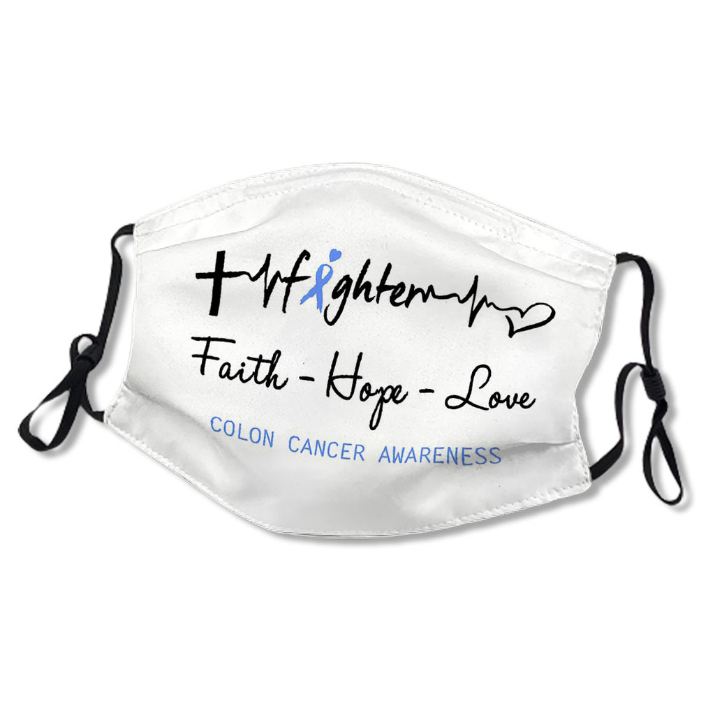 Fighter Faith Hope Love Colon Cancer Awareness No.VB93H6