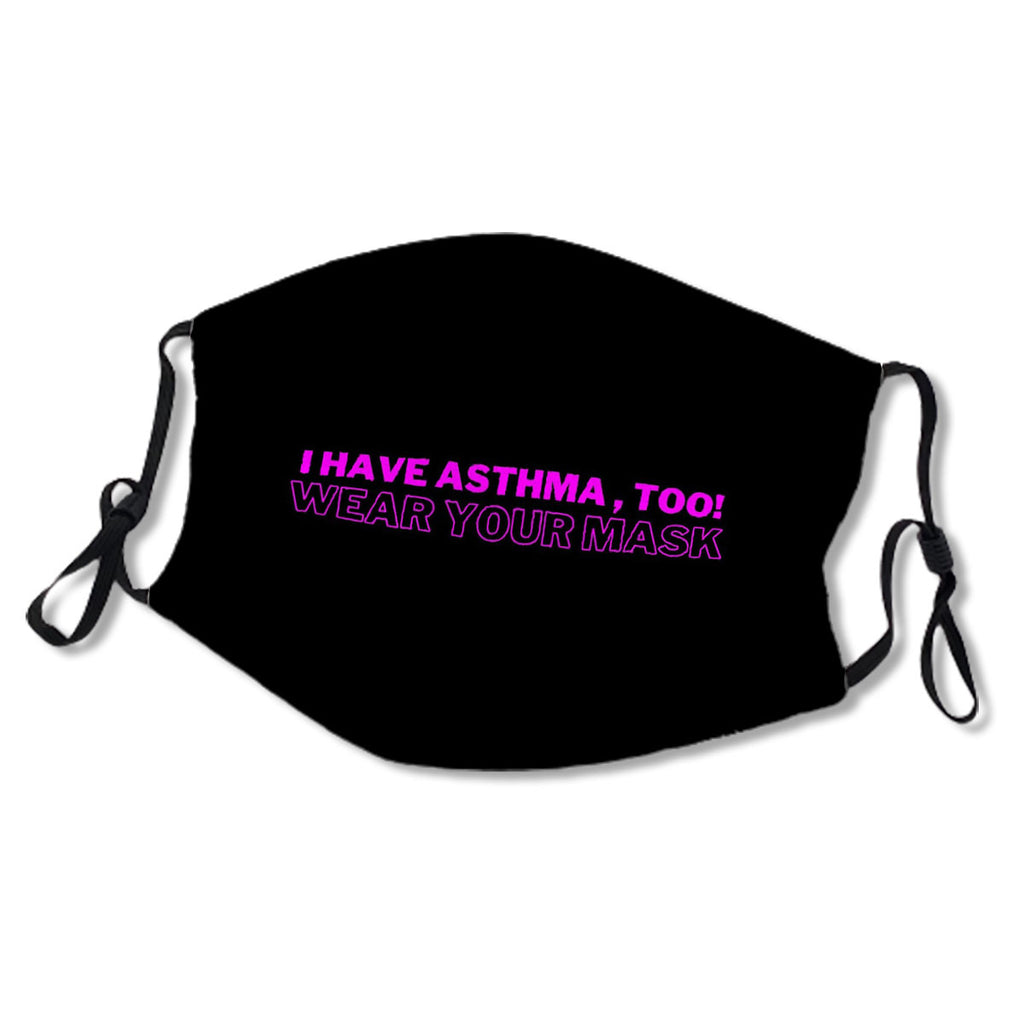 I have asthma too black and magenta No.VF6X9J