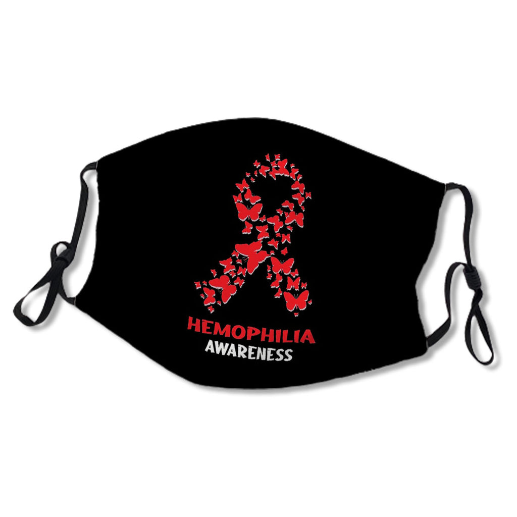 Hemophilia Awareness Warrior Support Survivor red Ribbon Gifts No.VI8XYE