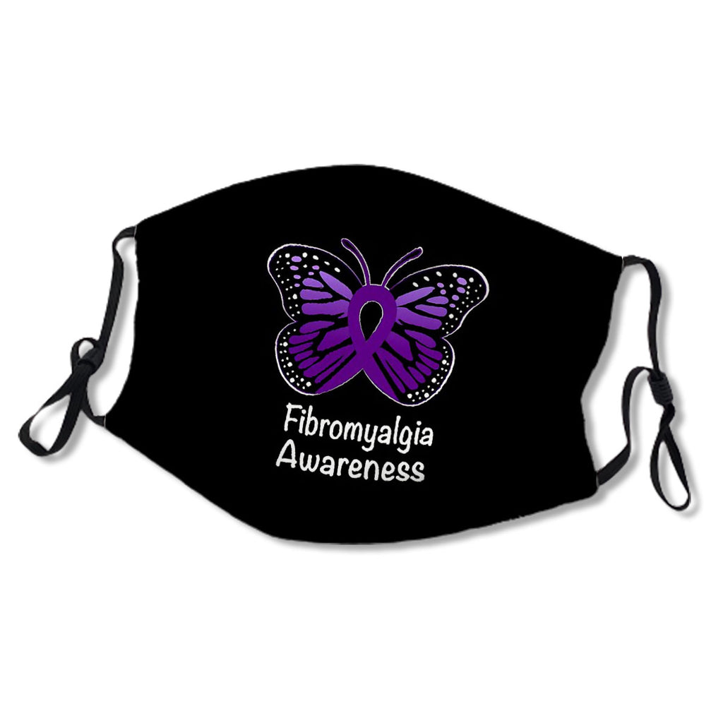 Fibromyalgia Awareness Warrior Support Survivor Purple Ribbon Gifts No.VJNFT2