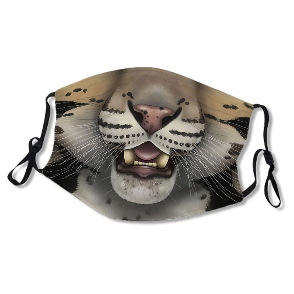 Dust Resistance 5-Layer Filter Clouded Leopard Face NO VTVQUO