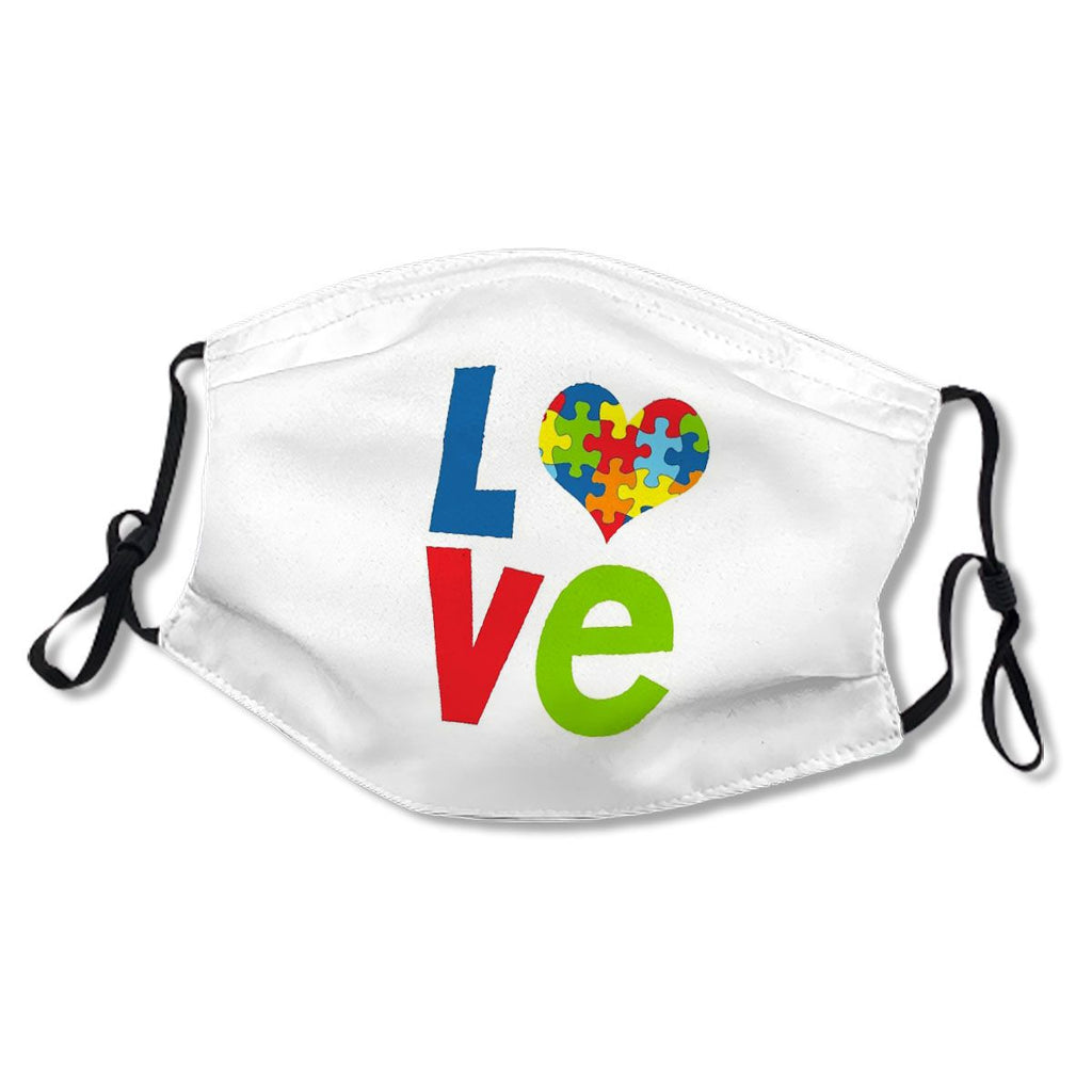 Autism Awareness - Love Heart No.VZEDCK