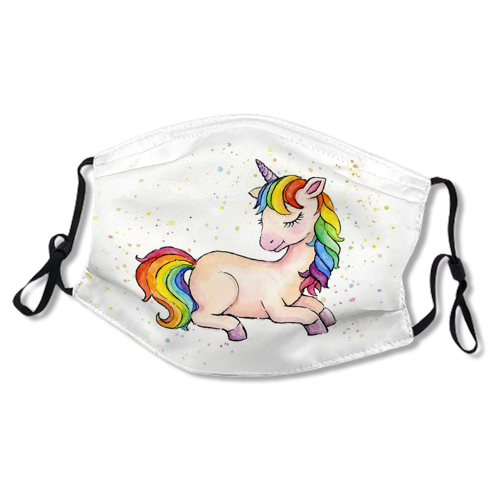 Rainbow Unicorn Sleeping Mask No.VZX6EV