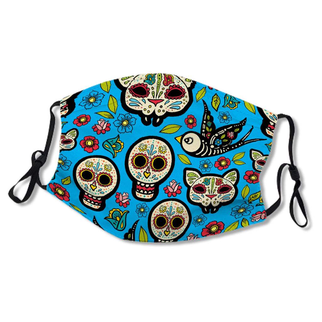 Happy Halloween Day Of The Dead Pattern No. W3TURT