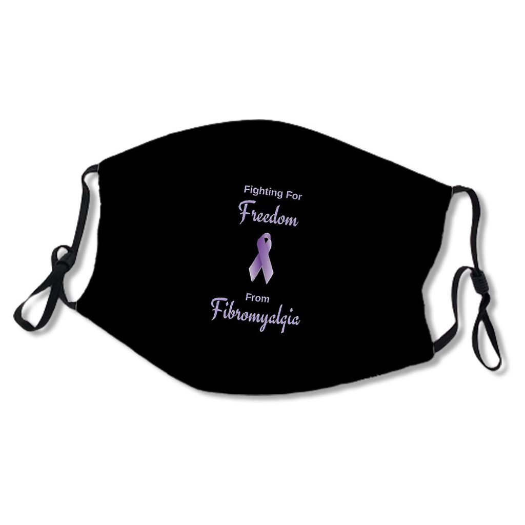 Fighting for Freedom from Fibromyalgia | Black and Purple No.W87ULH