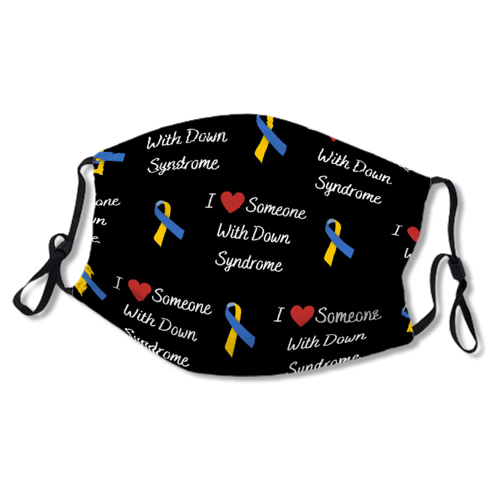 I Love Someone With Down Syndrome Awareness Cloth NO. WFII3I