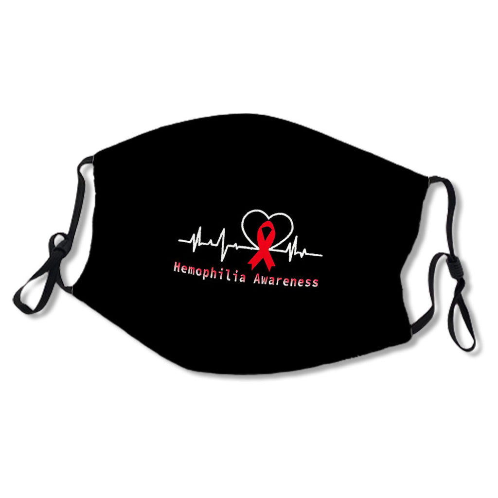 Heartbeat Hemophilia Awareness With Red Ribbon / Hemophilia Gift No.WR37VP