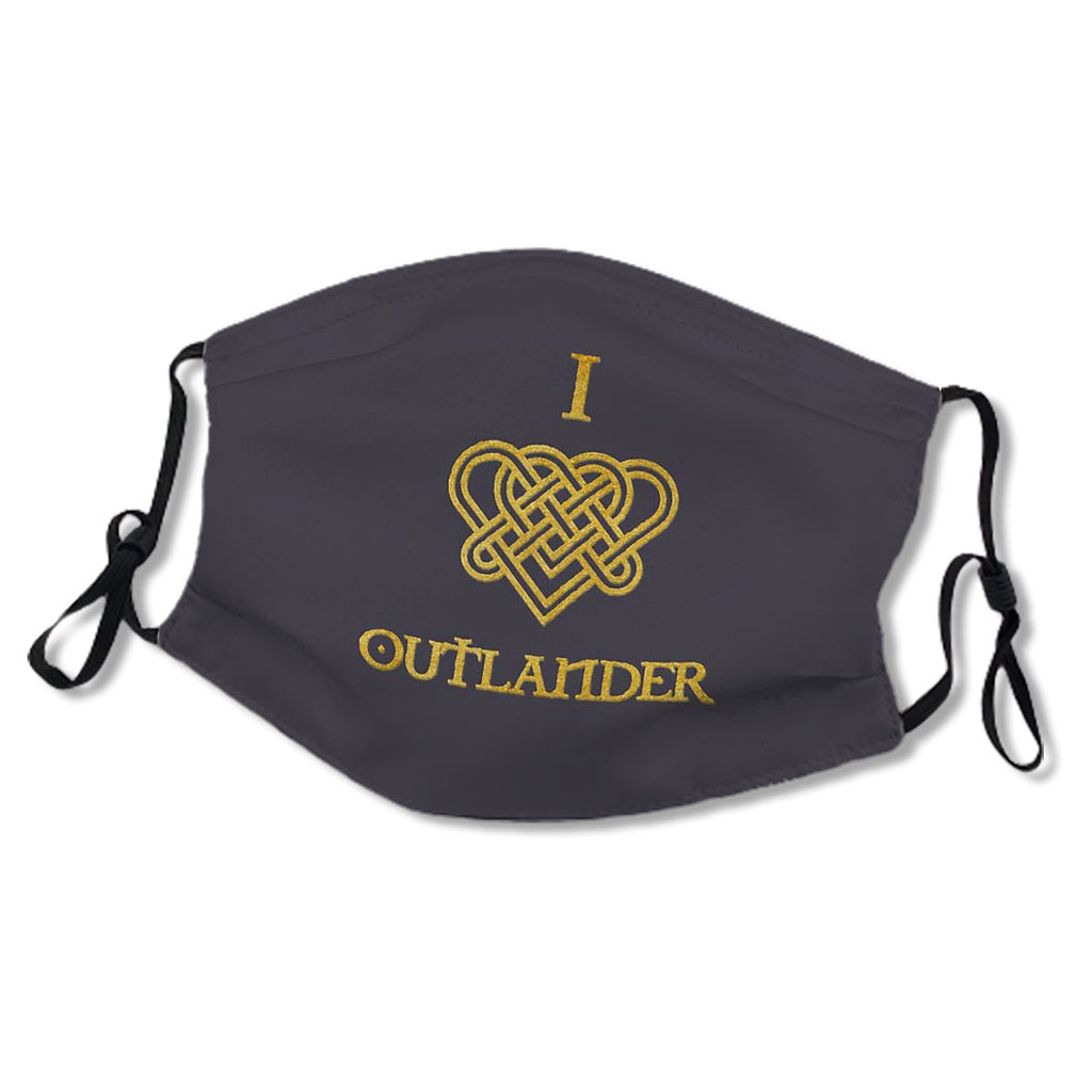 I Love Outlander Gold Mask No.Wrn62C