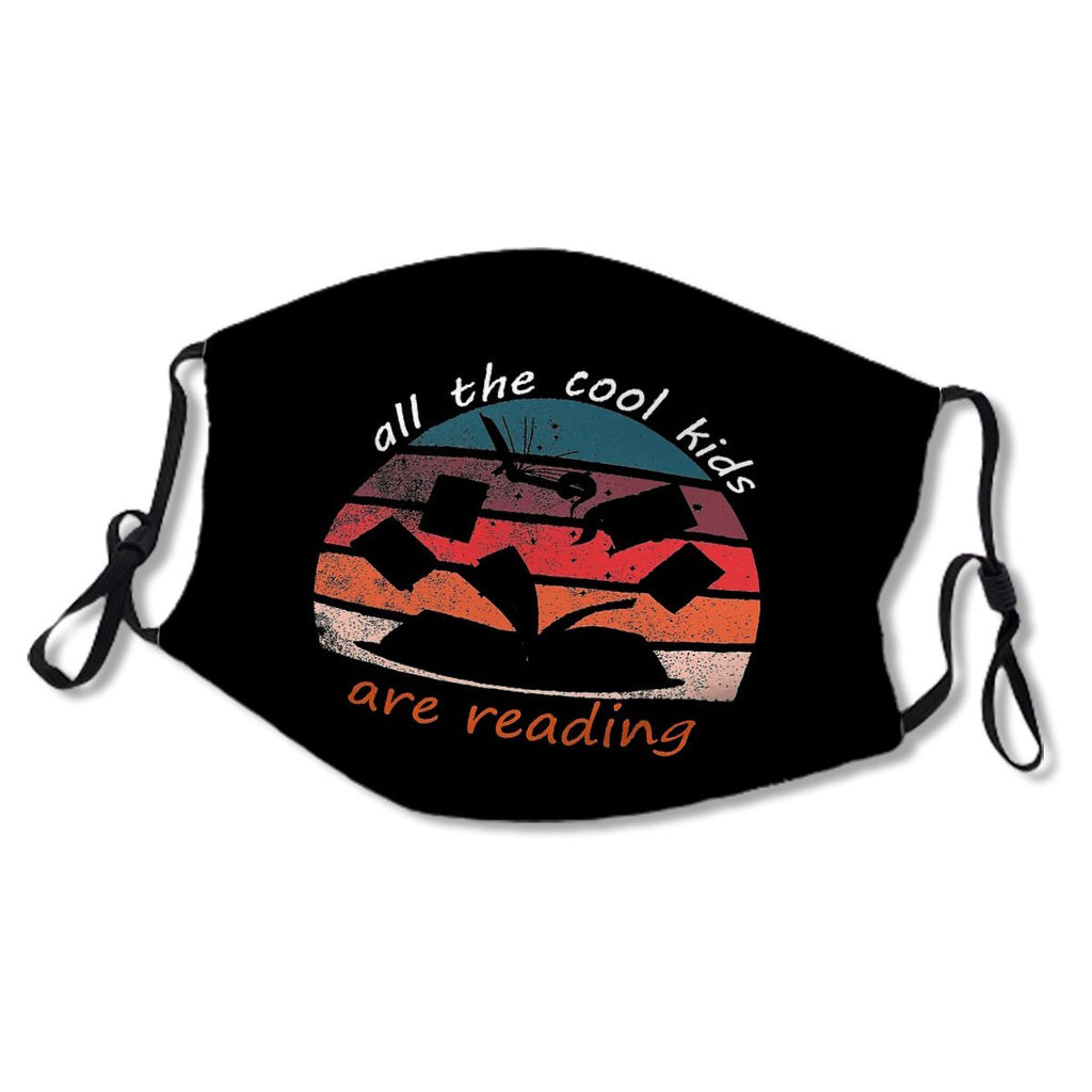 ALL THE COOL KIDS ARE READING Kids/Adult Mask No.WWUI6M