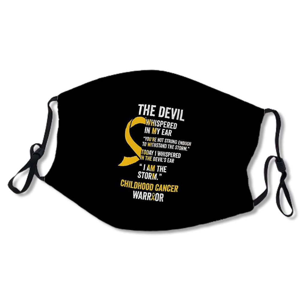 The Devil- Childhood Cancer Awareness Gifts for Women Childhood Cancer Support Ribbon No.XC6Z7S