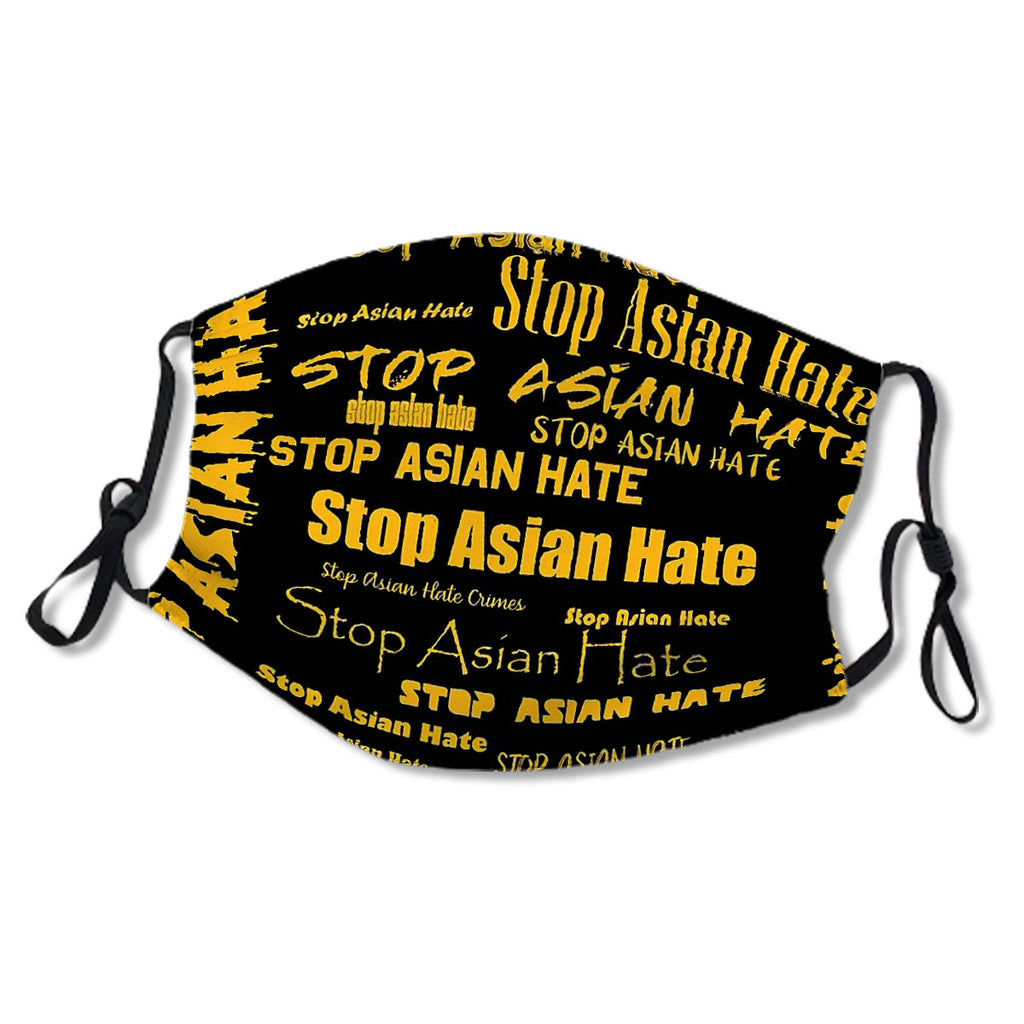 Stop Asian Hate yellow design support No.XIUR5G