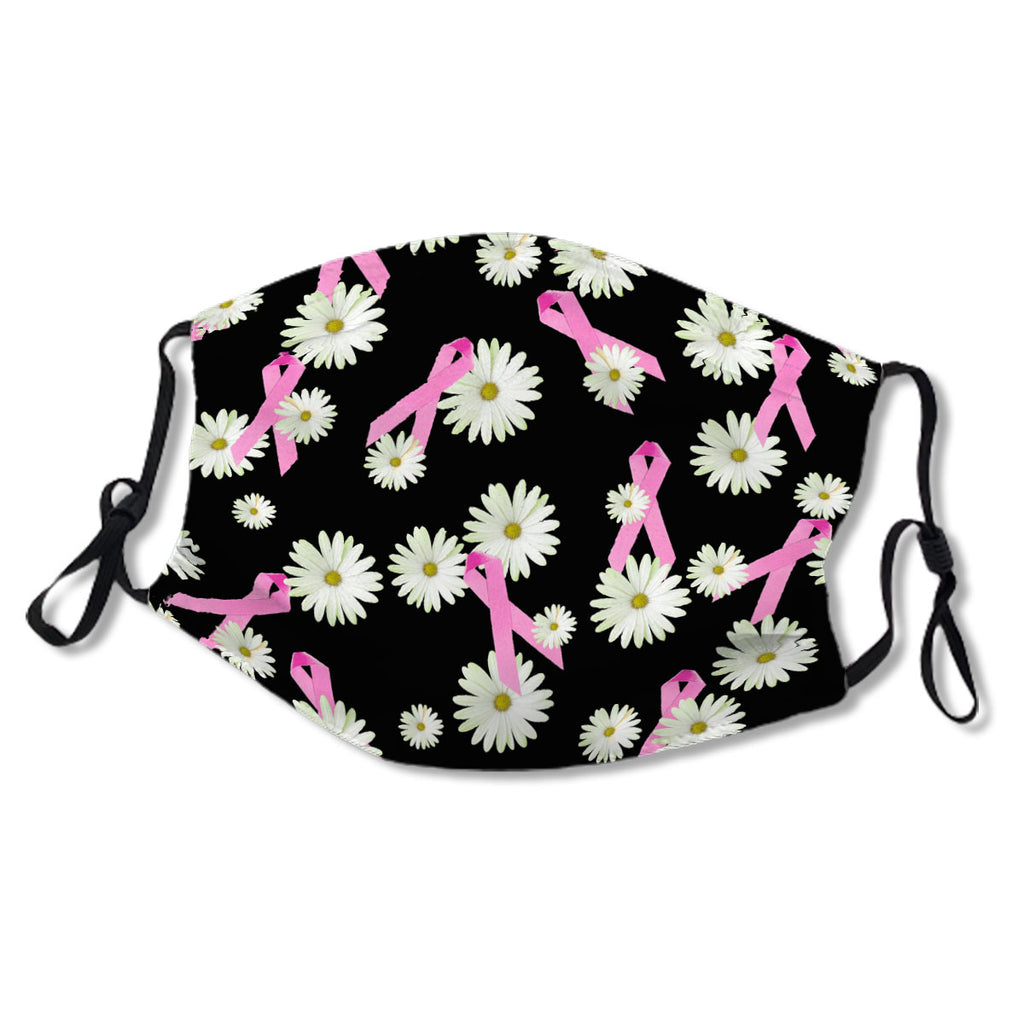 Breast cancer awareness pink ribbon and daisy No.XMBNHT