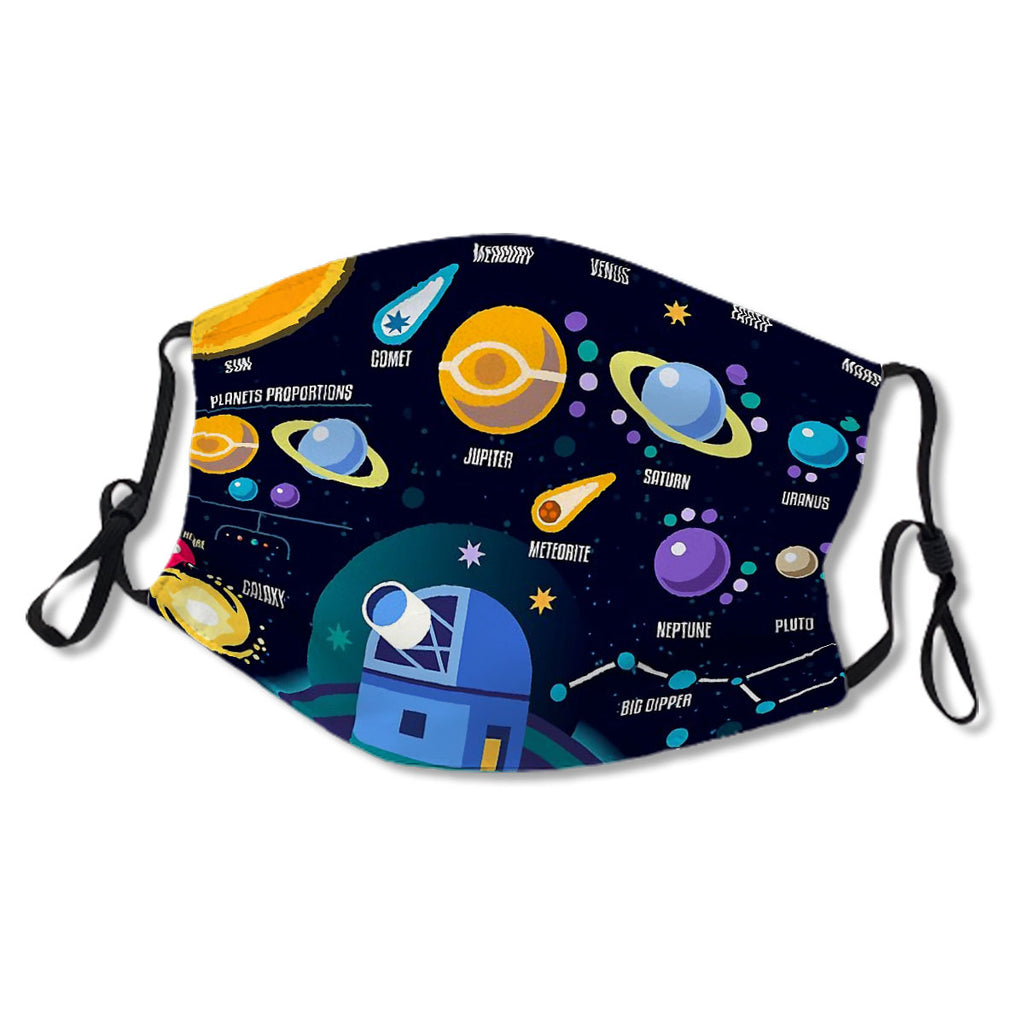 Space Universe Solar Big Bang Mask No.XQ5Z5N