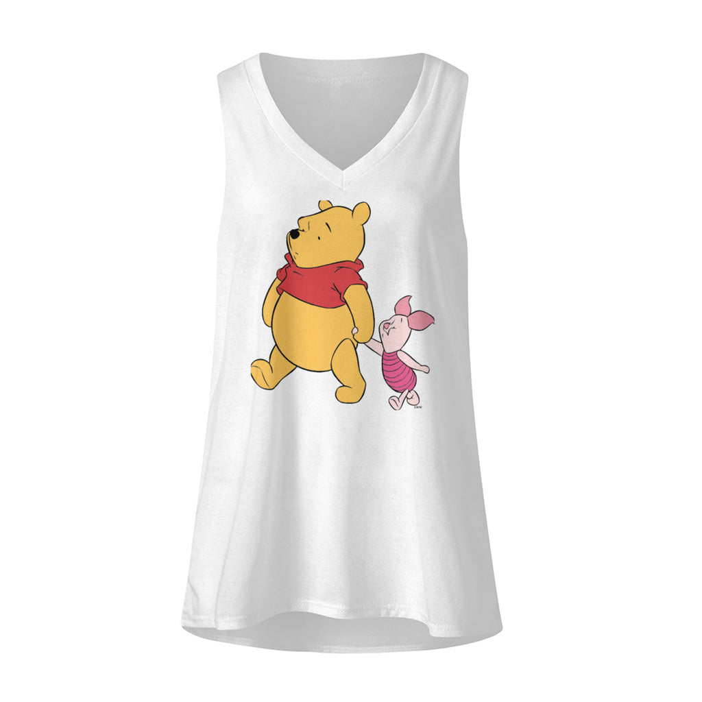 Womens Fashion Loose Tank V Neck No.XWTDAF