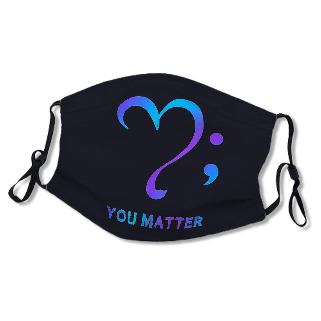 Suicide prevention awareness heart semicolon No.Y2JNYU
