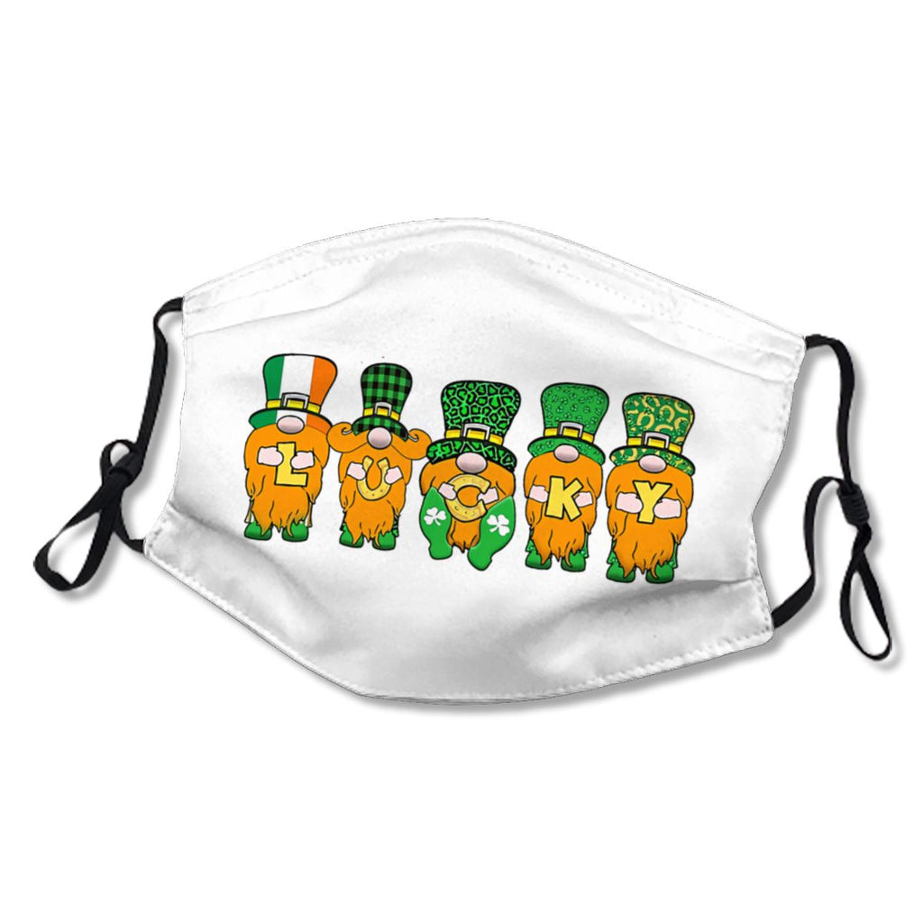 5 Cute Irish Gnomes Leprechauns Lucky Green Shamrocks NO.YAUSDN