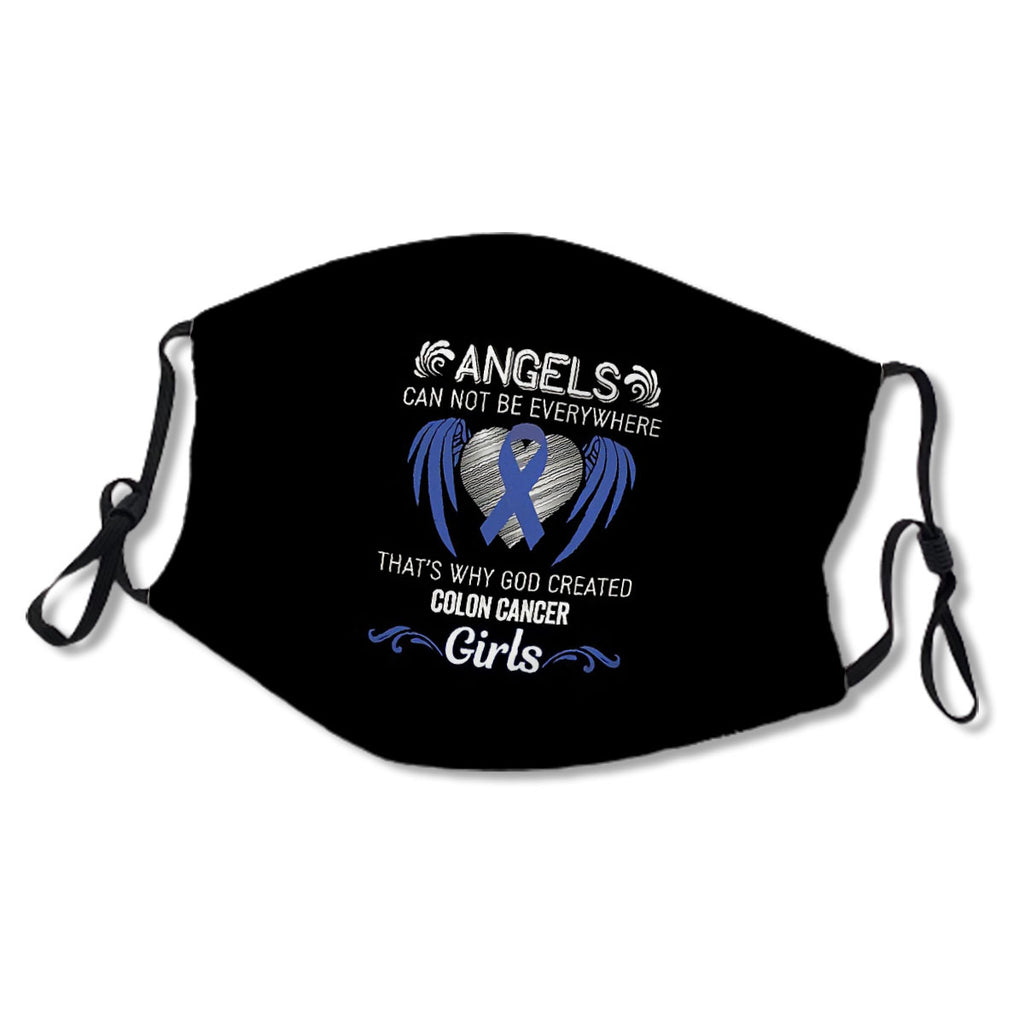 Angel Girl- Colon Cancer Awareness Gifts for Women Colon Cancer Support Ribbon No.YAY388