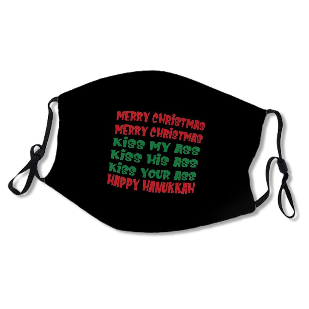 Merry Christmas Kiss My Ass Funny Hanukkah Vacation No.YLDVTK