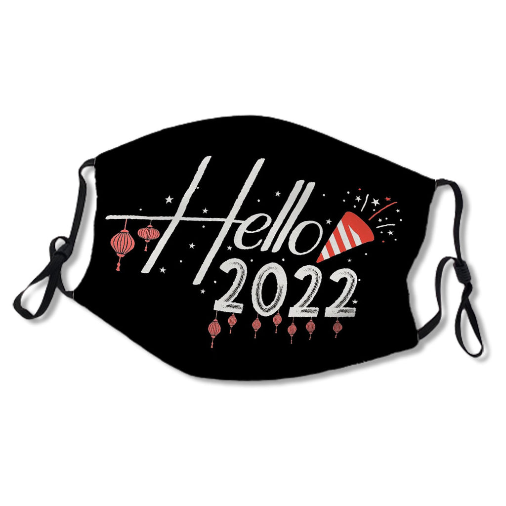 Happy New Year 2022 - Hello 2022 Mask No.Yvb37D