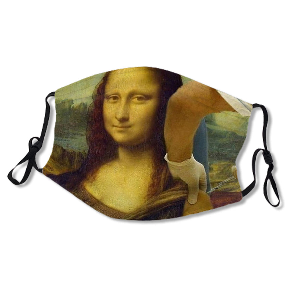 Mona Lisa getting a covid-19 coronavirus vaccine No.YWPCIO