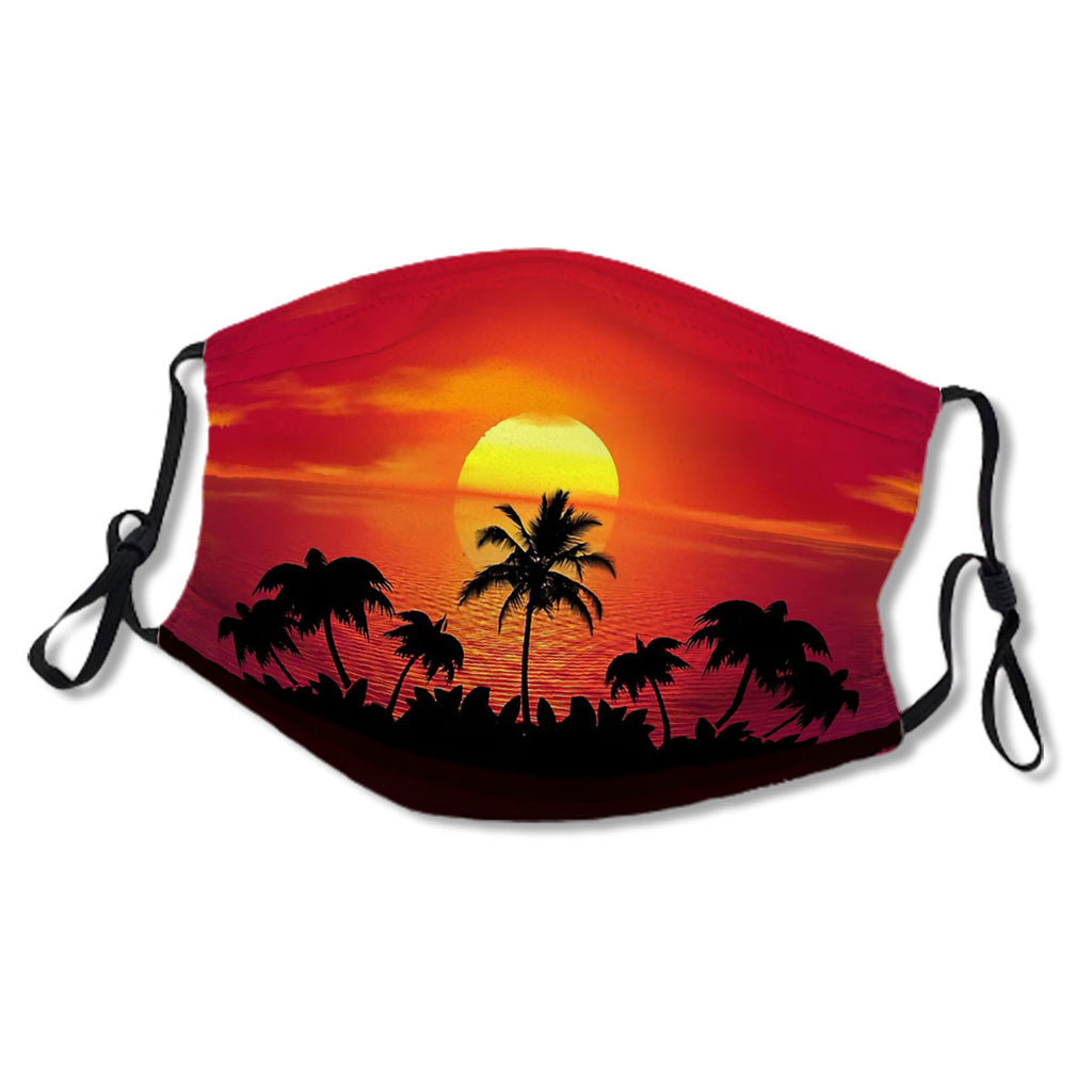 Orange Tropical Sunset No.Z5XRO8