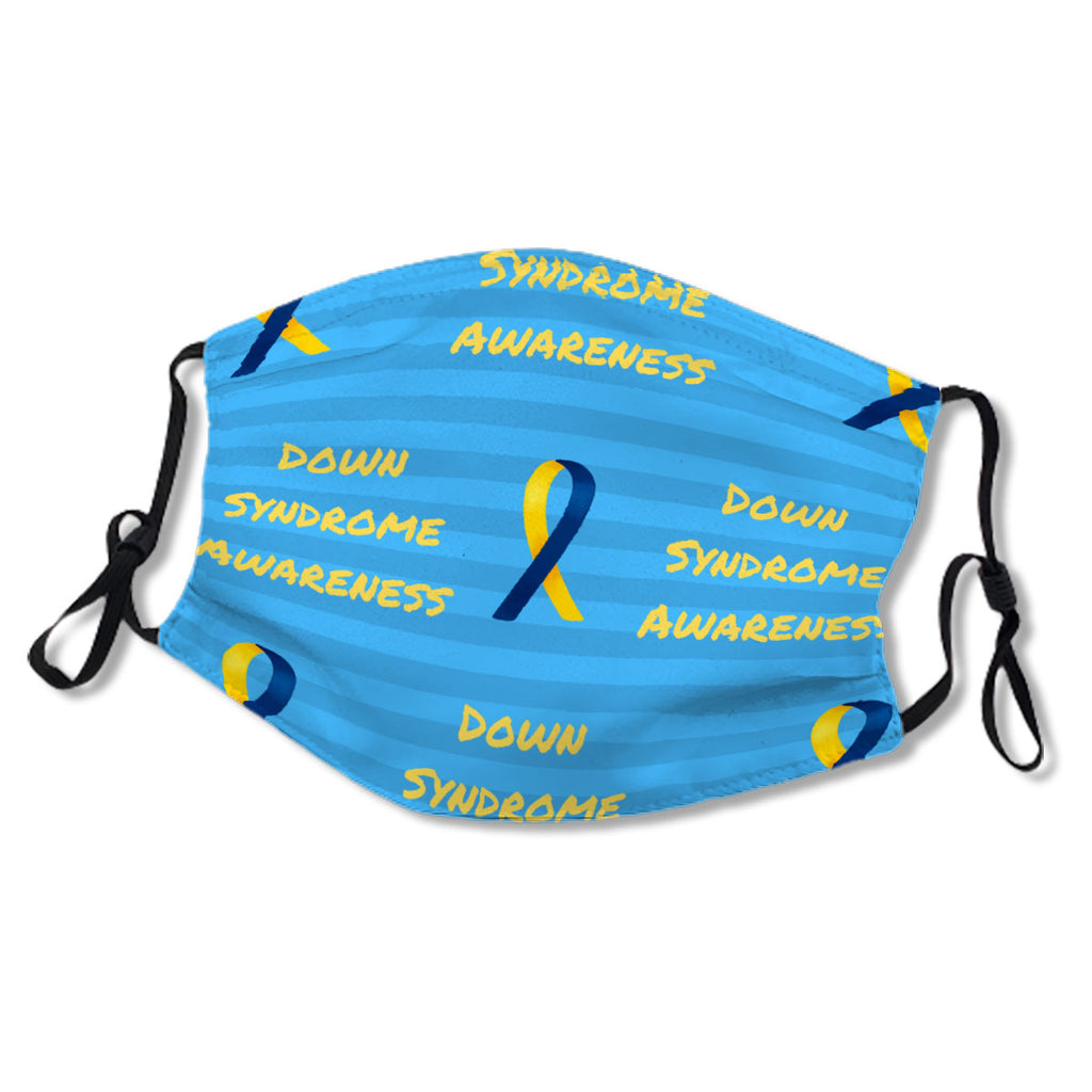 Stylish Down Syndrome Awareness Ribbon Reusable Cloth NO. Z76ZMX