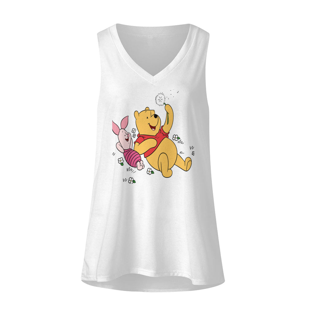 Womens Fashion Loose Tank V Neck No.Z8GB34