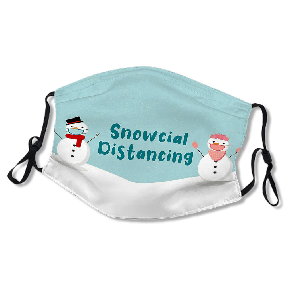 Funny social distancing snowcial distancing christmas No.ZEYP53