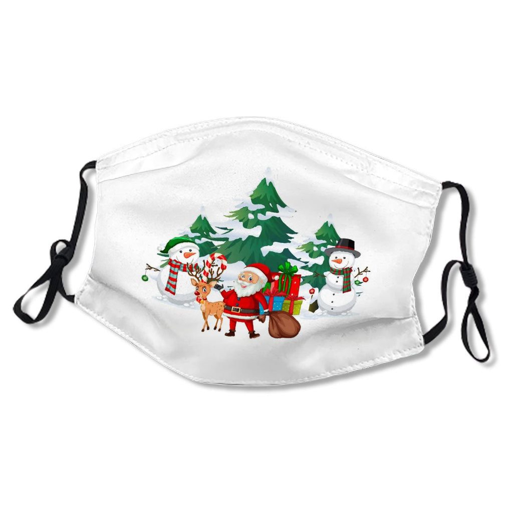 Santa And Snowman With Many Presents No.ZG7FCU