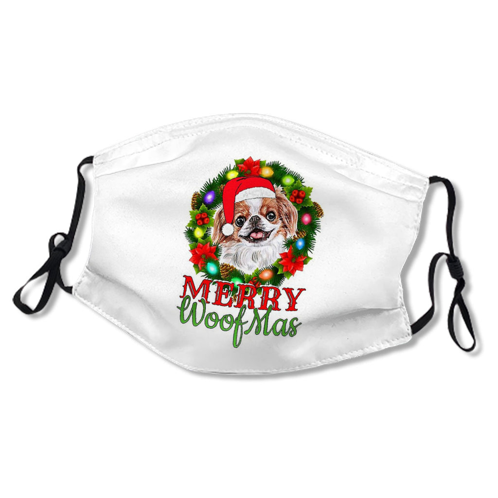 JAPANESE CHIN CHRISTMAS MERRY WOOFMAS Dog Lover No.ZGGHBG