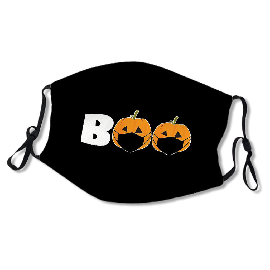 BOO - Pumpkins with masks - Halloween 2020 Mask No.ZJLJ6D