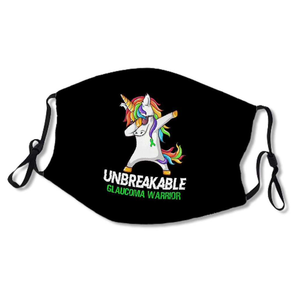 Unicorn Dabbing Unbreakable Glaucoma Warrior No.ZTMS3Q