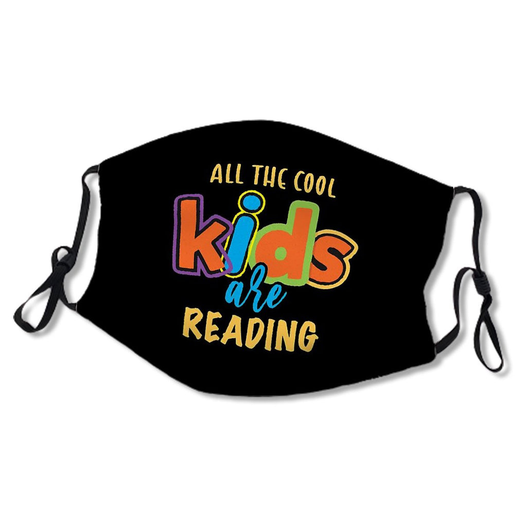 All The Cool Kids Are Reading Kids/Adult Mask No.ZUNFK6