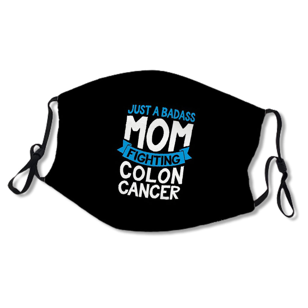 Badass Mom Fighting Colon Cancer Fighter Quote Funny Gift No.ZVFYB7