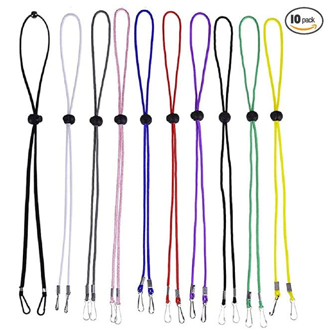 Mask-neck-lanyard mask anti-lost rope  adjustable stretchable non-slip lanyard（10PC~$4.99）